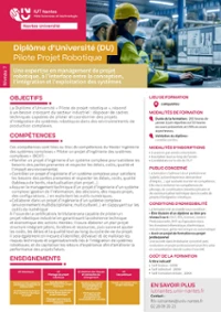 DU - PILOTE PROJET ROBOTIQUE V2